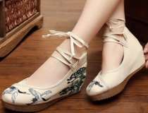 Shoe embroidery